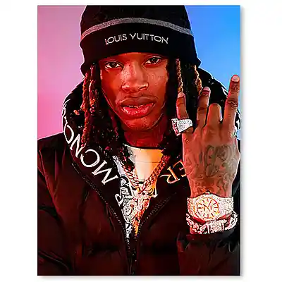 Picture for song '*Glock* King Von x Dusty locane Type Beat' by artist 'BroPro-beats'