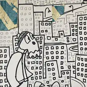 Picture for song 'robot cries in the canyon' by artist 'tichphillips'