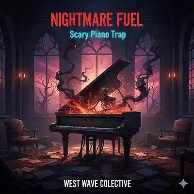 Picture for song 'NIGHTMARE FUEL Scary Piano Trap (Buy 1 Get 4 FRE' by artist 'West Wave Collective'