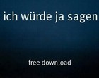 Picture for song 'Ich wuerde ja sagen' by artist 'Frankfurt Dialog Company'