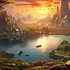 Picture for song 'Flying In Circle - Warm and Meditative Music Track' by artist 'Oleg Mazur'