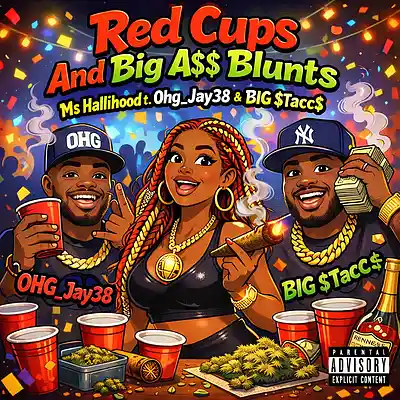 Picture for song 'Red Cups & Big A$$ Blunts' by artist 'Ms Halli Hood'