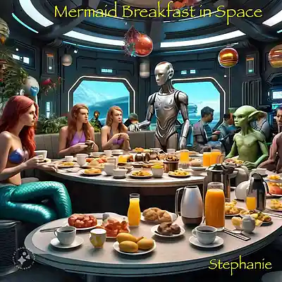 Picture for song 'Mermaid Breakfast in Space (Stephanie)' by artist 'Bovine Productions'