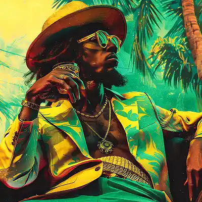 Picture for song 'Praise Jah (Dub x Reggae x Bob x YG Marley)' by artist 'BLACK LIONS'
