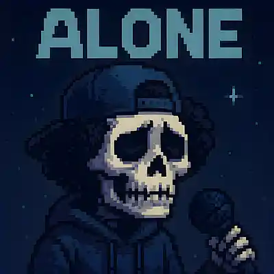 Picture for song 'Dark Boombap & Oldschool HipHop Beat "ALONE"' by artist 'SkullChill Beats'