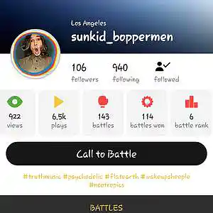 Picture for song 'too_lazy_to_read_a_5-7_word_sentence_u_was_@_menti' by artist 'Sunkid Boppermen aka Truth Proof Dood'