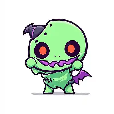 Picture for song 'Little Green Monster' by artist 'Adrian J Pratt'