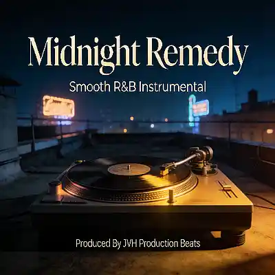 Picture for song 'Midnight Remedy - Smooth R&B Beat (124Bpm)' by artist 'JVH Production Beats'