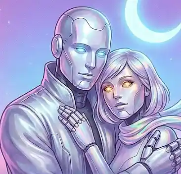 Picture for song 'Robots in Love before AI' by artist 'Rando'