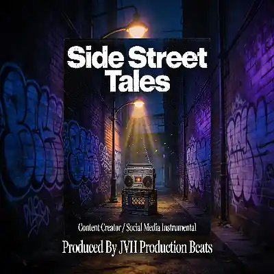 Picture for song 'Side Street Tales - Content Creators Beat (87Bpm)' by artist 'JVH Production Beats'
