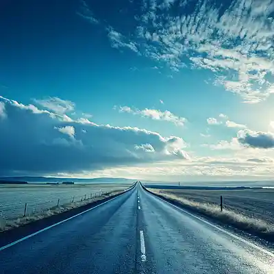 Picture for song 'Open road blues on a highway' by artist 'Crystalwizard'
