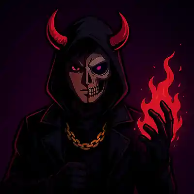 Picture for song '"FLAMING SKELETON" Trap Type Beat' by artist 'VGM'