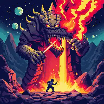 Picture for song 'Boss Rush' by artist 'Rabbitalien'