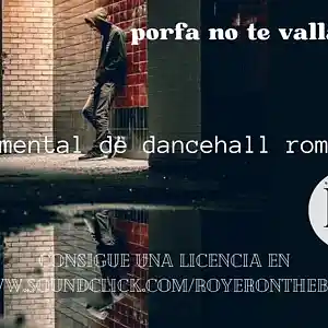 Picture for song 'instrumental de dancehall - porfa no te vallas' by artist 'Royer On The Beat'