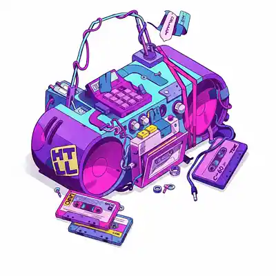 Picture for song 'Old School Freestyle Boom Bap Type Beat - Raw Tape' by artist 'KodexBeatz'