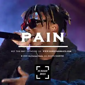 Picture for song 'Juice Wrld "Pain" BUY 2 GET 1 FREE' by artist 'No Excuse Beats'