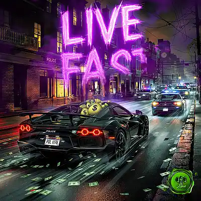 Picture for song 'LIVE FAST Key Glock Type Beat 78Bpm' by artist 'JayWorstProduction'