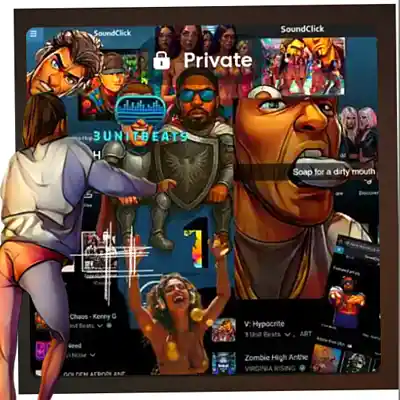 Picture for song 'V: SoundClick Paranoid Remix' by artist '3 Unit Beats'