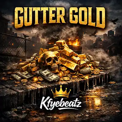 Picture for song 'Gutter Gold Hard 808 Trap Beat' by artist 'Kfye-Beatz'