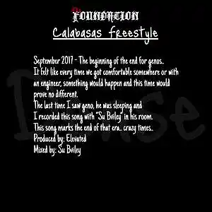 Picture for song 'Calabasas Freestyle' by artist 'Marcus Dense'