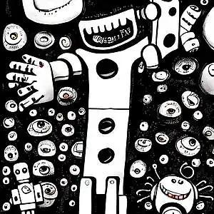 Picture for song 'Stop Those Robots!!' by artist 'The End Transmission'