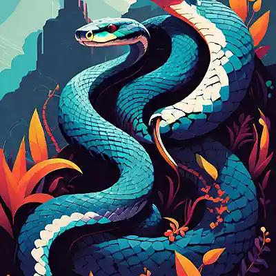 Picture for song 'snake love (atmospheric RnB rap beat)' by artist 'Porkpine'