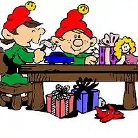 Picture for song 'North Pole Elves in 1984' by artist 'David Russell Moss'