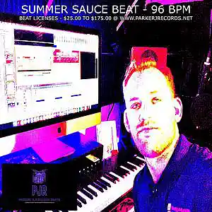 Picture for song 'SUMMER SAUCE BEAT 96 BPM' by artist 'Parker J. Records Beats'