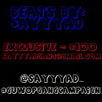 Picture for song 'Still Turning Up (Prod By $ayyyAD)' by artist 'SayyyAD'