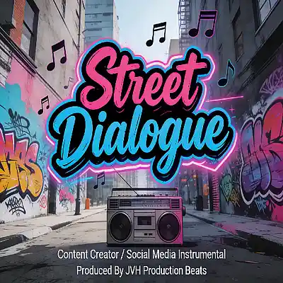 Picture for song 'Street Dialogue - Content Creators Beat (85Bpm)' by artist 'JVH Production Beats'