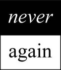 Picture for song 'Never Again' by artist 'All Jams'