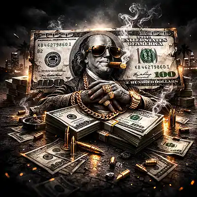 Picture for song '"DEAD PRESIDENTS" Detroit Trap Type Beat' by artist '808 jarel'