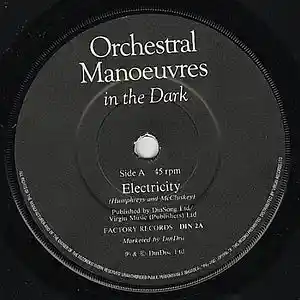 Picture for song 'Electricity (OMD cover)' by artist 'Adrian J Pratt'