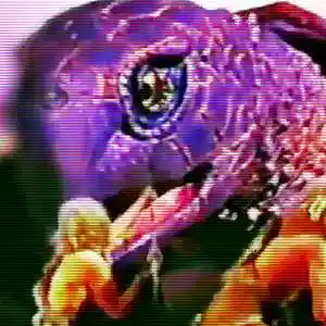 Picture for song 'Tune In to Turn On Yr Bloodthirsty Dinosaur Brain' by artist 'SLIMECOP'