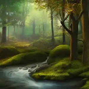 Picture for song 'In the forest (feat. Eleanor Forte AI)' by artist 'UmaMu'