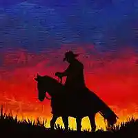 Picture for song 'Sunset Cowboy' by artist 'rickylakemusic'
