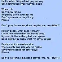 Picture for song 'DON'T PRAY FOR ME (By Paul Iorio)' by artist 'Paul Iorio'