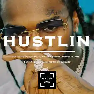 Picture for song 'Pop Smoke "Hustlin" BUY 2 GET 1 FREE' by artist 'No Excuse Beats'