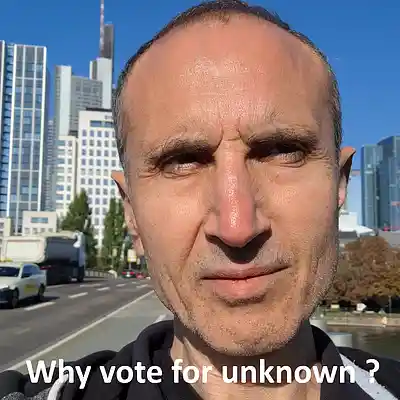 Picture for song 'Why vote for unknown' by artist 'amfocht'