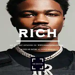 Picture for song 'Roddy Ricch "Rich" BUY 2 GET 1 FREE' by artist 'No Excuse Beats'