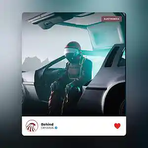 Picture for song '«Behind» (UK Garage Breakbeat 2Step Electronica)' by artist 'CRYWAVE.'