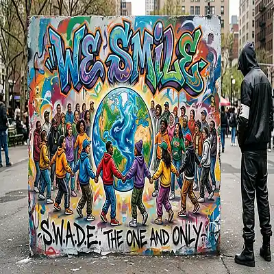 Picture for song 'We Smile.' by artist 'S.W.A.D.E. (THE ONE AND ONLY)'