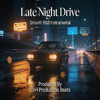 Picture for song 'Late Night Drive - Smooth R&B Beat (114Bpm)' by artist 'JVH Production Beats'