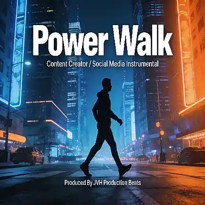 Picture for song 'Power Walk - Content Creators Beat (102Bpm)' by artist 'JVH Production Beats'