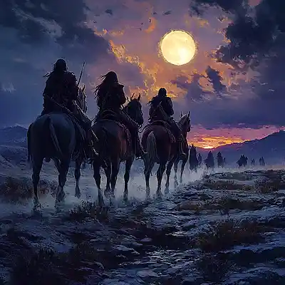 Picture for song 'Through the Multiverse: The hopeless charge of the' by artist 'Jav Grojas'
