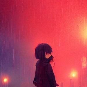 Picture for song 'Red rain' by artist 'eka'
