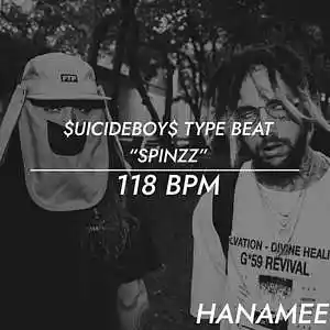 Picture for song '$UICIDEBOY$ TYPE BEAT "SPINZZ"' by artist 'Hanamee'