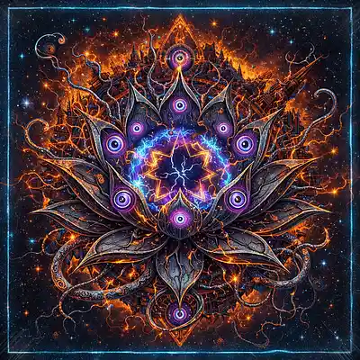 Picture for song 'Mercury in the Lotus (The Kali-Shiva Fracture)' by artist 'Ward C Locke'
