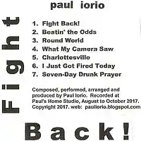 Picture for song 'FIGHT BACK!, by Paul Iorio. ' by artist 'Paul Iorio'