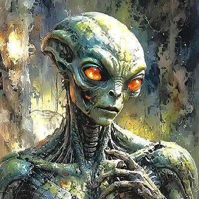 Picture for song 'alien' by artist 'pdys'